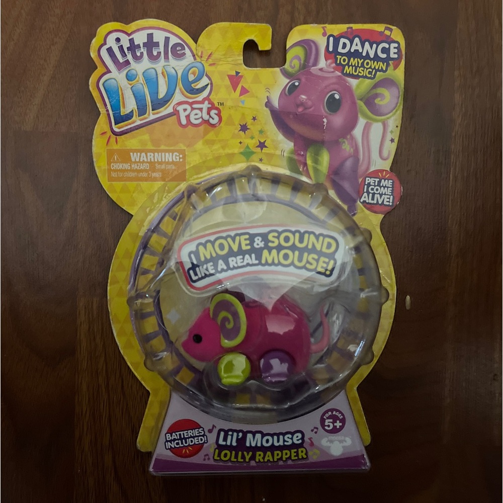 Lil' Mouse - Pink and Yellow